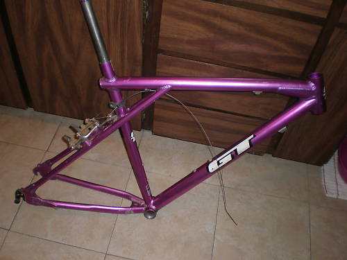 purple mountain bike parts